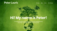 Desktop Screenshot of peterlauris.com